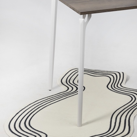 картинка Опора меб. BOND h720, белый муар (1 упак = 4 шт) AKS от магазина SEFI