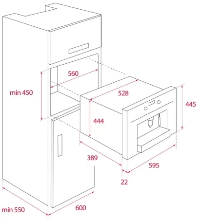 картинка Встраиваемая кофемашина Teka CLC 855 GM STEAM GREY от магазина SEFI