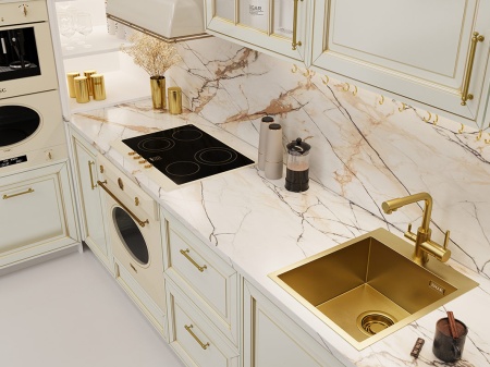 картинка Мойка EMAR 128A, покрытие PVD, цвет Золото от магазина SEFI