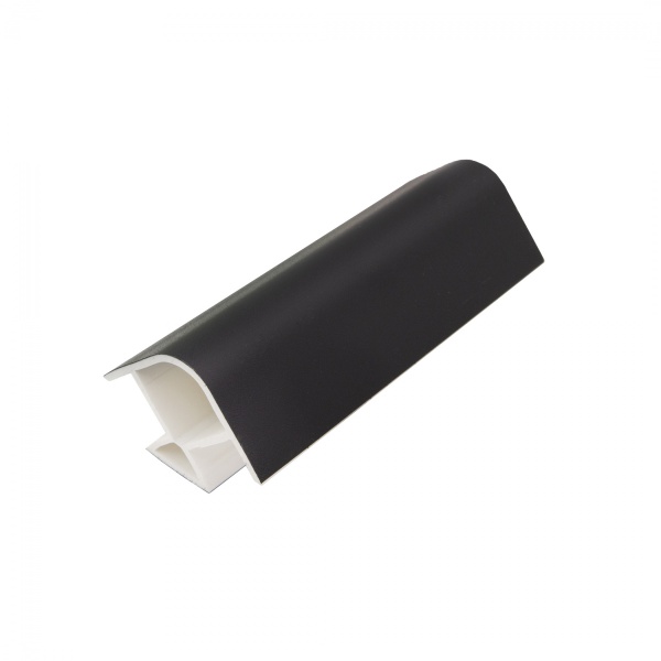 картинка Угол универсальный 90 к цоколю мебельному ПВХ h=120 чёрный РФ от магазина SEFI