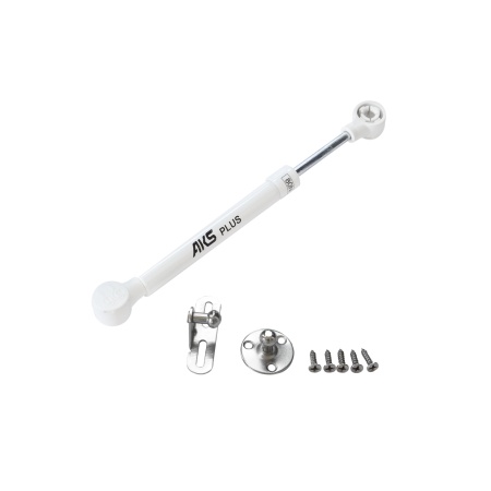 картинка Амортизатор масляный барный нижний 60N белый AKS PLUS магазин SEFI являющийся официальным дистрибьютором в России  картинка Амортизатор масляный барный нижний 60N белый AKS PLUS от магазина SEFI