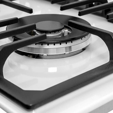 картинка Газовая варочная панель HiSTORY HGE 643C FWH, Белая эмаль от магазина SEFI