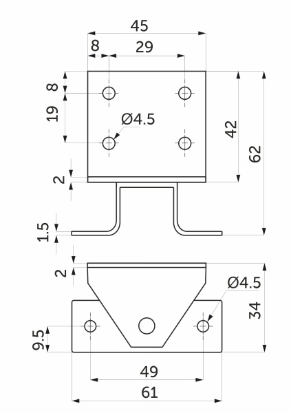 картинка Механизм поворота вставки стола AKS от магазина SEFI