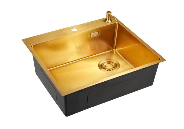 картинка Мойка EMB-560(TOP), цвет Золото PVD от магазина SEFI