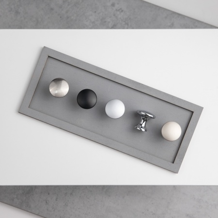 картинка Ручка меб. кнопка мет. ONLY хром, AKS от магазина SEFI