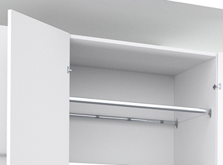 картинка Полка Elegance стационарная из стекла с хромированным бортом 564*440*60 от магазина SEFI