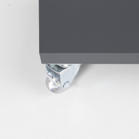 картинка Колесо меб. CRYSTAL/1 d35 h51 с площадкой, прозрачный AKS от магазина SEFI