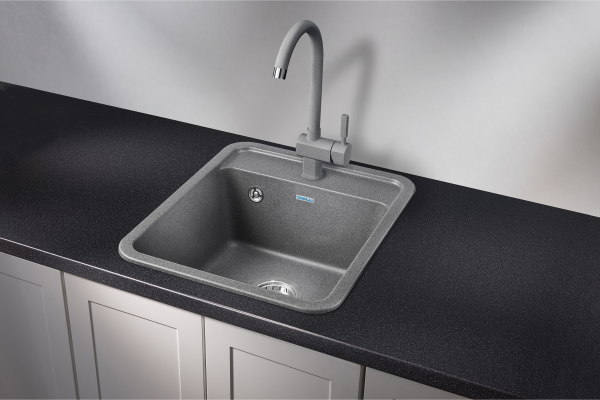картинка Мойка Granula 4202, графит, СтандАРТ кварц от магазина SEFI