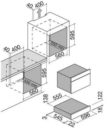 картинка Встраиваемый ящик для подогрева посуды Barazza 1CEEVS от магазина SEFI