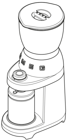 картинка Кофемолка Smeg CGF01PGEU магазин SEFI являющийся официальным дистрибьютором в России  картинка Кофемолка Smeg CGF01PGEU от магазина SEFI