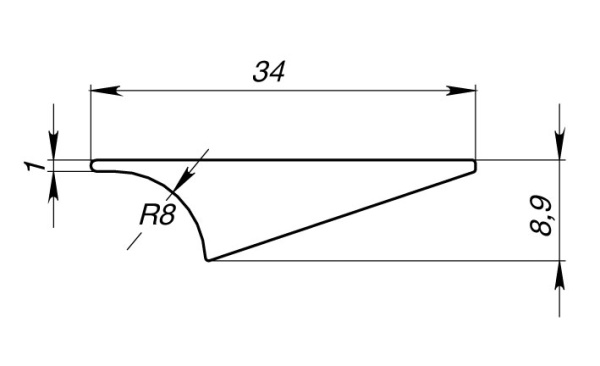 картинка Ручка накладная от магазина SEFI