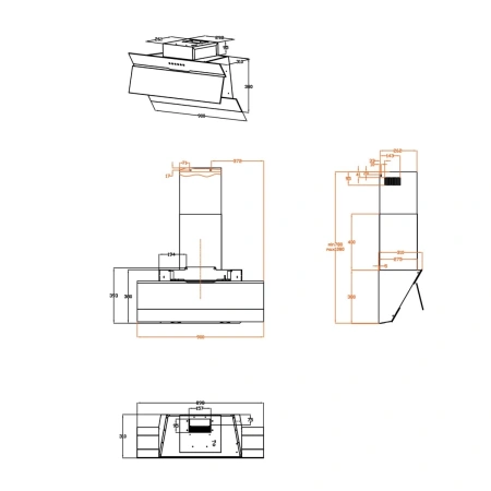картинка Вытяжка HAIER HVX-W992GBA от магазина SEFI