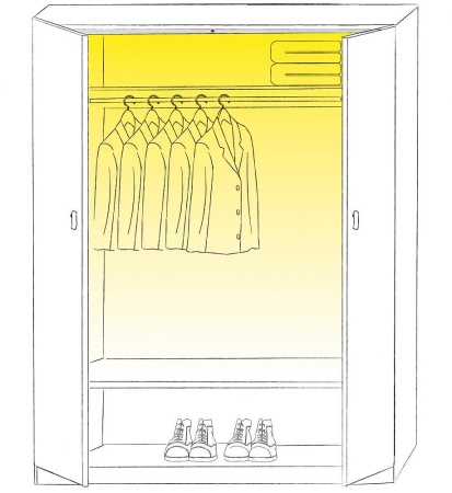 картинка Светодиодный светильник BEAM IFR- 600, лента 120 LED/м, кабель 2м MiniPlug серебро/свет натуральный от магазина SEFI