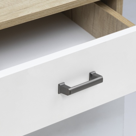 картинка Ручка меб. скоба мет. IONIKA 128 шлифованный титан AKS от магазина SEFI