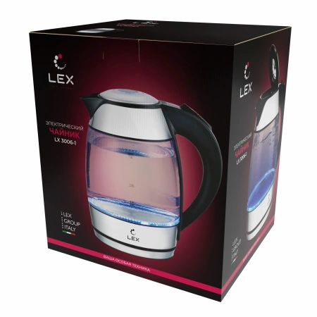 картинка Чайник электрический LEX LX 3006-1 от магазина SEFI