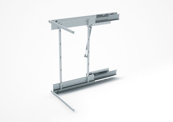 картинка Выдвижная система Sotto Wood с Soft Close c 2-мя корзинами с дном из МДФ в шкаф 400мм 350*450*650 от магазина SEFI