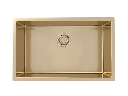 картинка Мойка Alveus QUADRIX MONARCH 60 NEW BRONZE 740x400x200 в комплекте с выпуском без сифона от магазина SEFI
