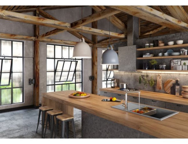 картинка Мойка ALVEUS INTERMEZZO 130 GRANITAL ARCTIC - G11 780X480 X200 1X в ком.с сифоном 1117292, от магазина SEFI