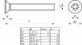 картинка Винт потай М6*25, крестообразный шлиц DIN 965, полн. резьба AKS от магазина SEFI