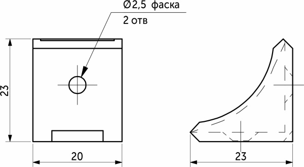 картинка Уголок пластиковый радиусный 24*24 орех темный 1 (уп/20шт) AKS магазин SEFI являющийся официальным дистрибьютором в России  картинка Уголок пластиковый радиусный 24*24 орех темный 1 (уп/20шт) AKS от магазина SEFI
