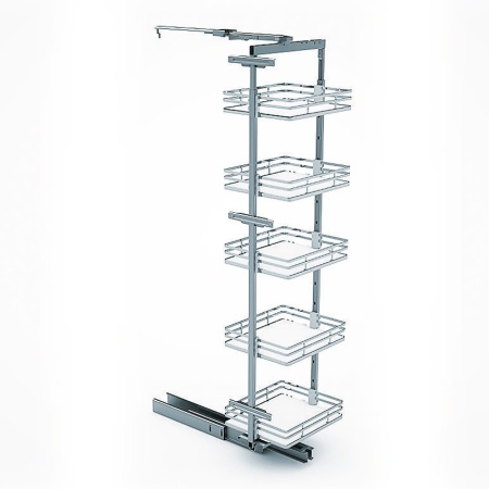 картинка Выдвижная колонка Magazzino 5 корз., дно из МДФ, в шкаф шириной 400мм , infinity line от магазина SEFI