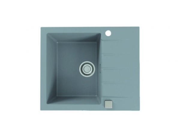 картинка Мойка ALVEUS GRANITAL CADIT 10 CONCRETE - G81 590 X 500  1X в комплекте с сифоном 1132823, от магазина SEFI