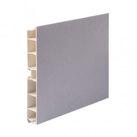 картинка Цоколь мебельный ПВХ h=150 алюминий L=4000мм, РФ от магазина SEFI