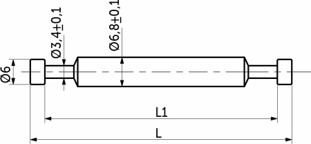 картинка Шток эксцентрика двусторонний 7*76/84 для плиты 16мм (уп/10шт) AKS магазин SEFI являющийся официальным дистрибьютором в России  картинка Шток эксцентрика двусторонний 7*76/84 для плиты 16мм (уп/10шт) AKS от магазина SEFI