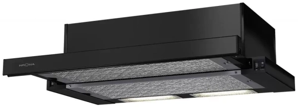 картинка Встраиваемая вытяжка KRONA KAMILLA 600 BLACK (2 мотора) от магазина SEFI