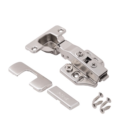 картинка Петля накладная с доводчиком 48мм h2 clip-on PRIME by AKS 3D (саморезы, заглушки) (упак.-2шт.) от магазина SEFI