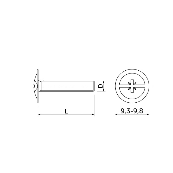 картинка Винт для ручек М4*25 (уп/20шт) AKS магазин SEFI являющийся официальным дистрибьютором в России  картинка Винт для ручек М4*25 (уп/20шт) AKS от магазина SEFI