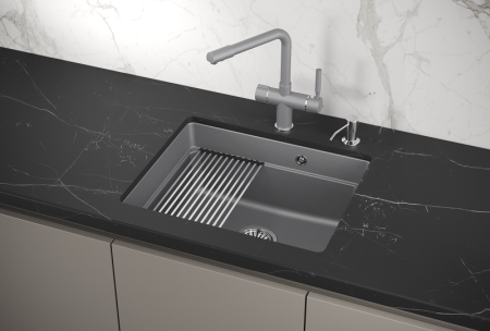 картинка Мойка Granula KS-5501U, алюминиум, кварц от магазина SEFI