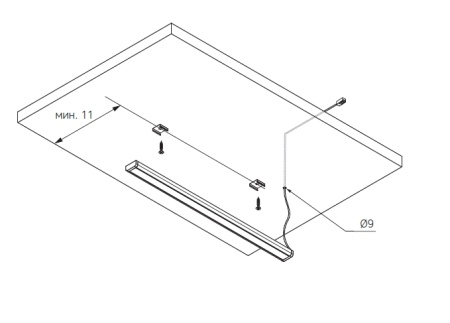 картинка Светодиодный светильник ALFA TOUCH MASTER DUET- 400, лента 120 LED/м, кабель 2м MiniPlug/мама бронза/свет натуральный от магазина SEFI