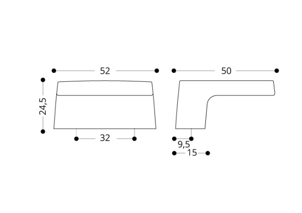 картинка Мебельная ручка Union Knopf Duron белый в прозрачном пластике Durohorn от магазина SEFI