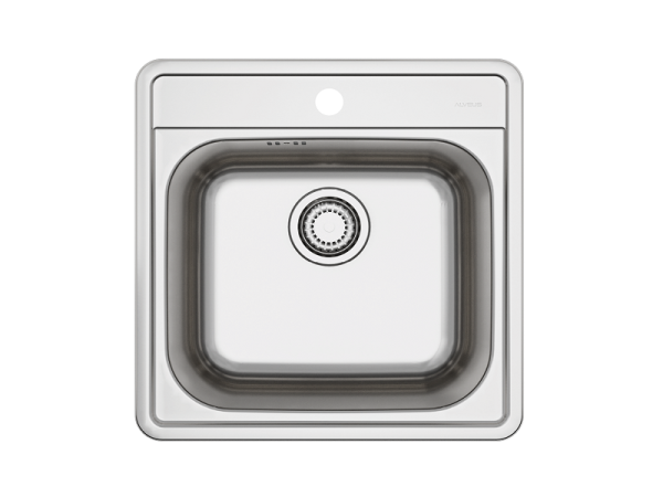 картинка Мойка Alveus MORE 20 NAT-90 490x500 в комплекте с сифоном 1130550 от магазина SEFI