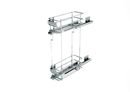 картинка Бутылочница Sigma в верхний шкаф, Soft Close, полное выдвижение 110х280х480 магазин SEFI являющийся официальным дистрибьютором в России  картинка Бутылочница Sigma в верхний шкаф, Soft Close, полное выдвижение 110х280х480 от магазина SEFI