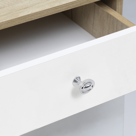 картинка Ручка меб. кнопка мет. Point хром, AKS от магазина SEFI