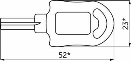 картинка Мастер-ключ для замка 138 AKS c цифровым ключом от магазина SEFI