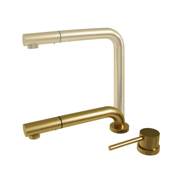 картинка Смеситель для кухни, EMAR ЕС - 7027 PVD, цвет Golden от магазина SEFI