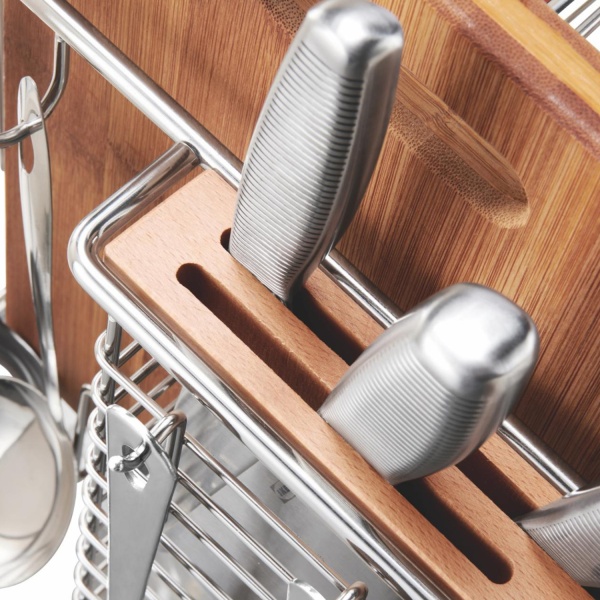 картинка Выдвижная система Cooking для кухонных принадлежностей, ширина фасада 200 мм, цвет - хром магазин SEFI являющийся официальным дистрибьютором в России  картинка Выдвижная система Cooking для кухонных принадлежностей, ширина фасада 200 мм, цвет - хром от магазина SEFI