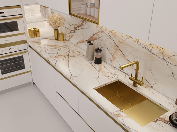 картинка Мойка EMAR 124, покрытие PVD, цвет Золото от магазина SEFI