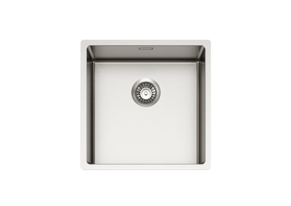 картинка Мойка Alveus NOX 30 BRS 440x440x200 в комплекте с интегрированным сифоном от магазина SEFI
