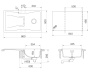 картинка Кухонная мойка SCHOCK WATERFALL 45D CRISTADUR пуро от магазина SEFI