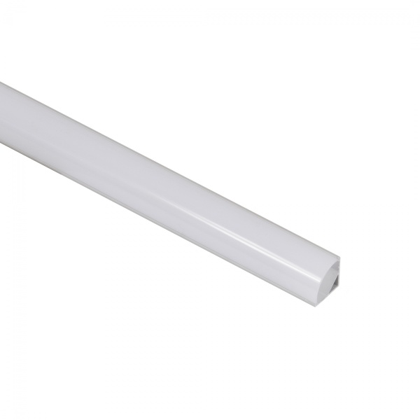 картинка Профиль алюминиевый угловой ORION-1616C с экраном, круглый экран, цвет алюмин, 3м, AKS от магазина SEFI