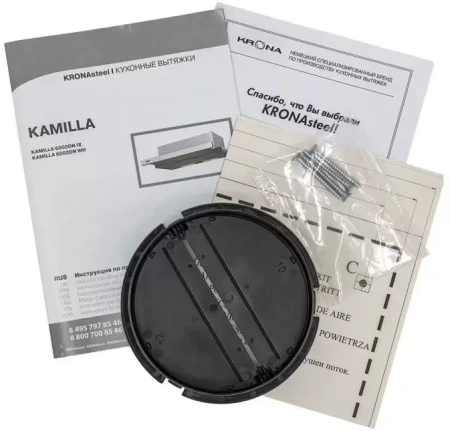 картинка Вытяжка Krona Kamilla 6002DN WH от магазина SEFI
