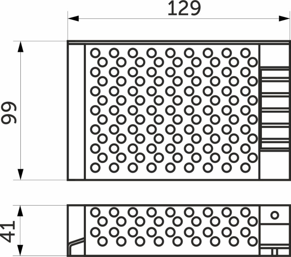 картинка Блок питания Indoor 80W/12V, AKS от магазина SEFI