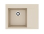 картинка Мойка Alveus PURE-G 60R ALGRANIT IVORY-A20 680X520X198 с сифоном 1148858 от магазина SEFI