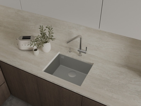картинка Мойка Rivelato STRIA 5649 1-чаш 560*435 Титан 802 от магазина SEFI