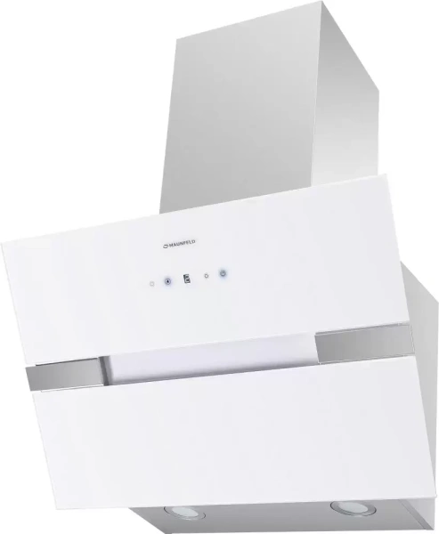 картинка Вытяжка MAUNFELD Mersey 60 белый\вставка сатин от магазина SEFI