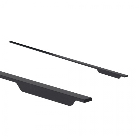 картинка Ручка меб. скоба алюм. ANDROMEDA 1056/1200 черный матовый, AKS (правая) от магазина SEFI